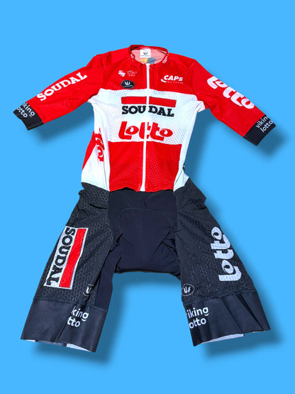 Summer Lightweight Aerosuit Race Suit  Caleb Ewan |Lotto Soudal |Vermarc Pro Cycling Kit