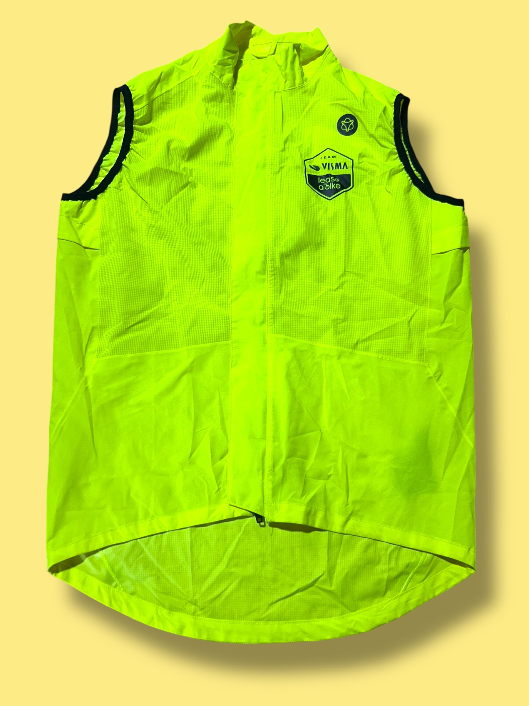 Rain Vest Gilet  Winter Thermal Rider Issued  | Jumbo Visma  | Agu | Pro Cycling Kit