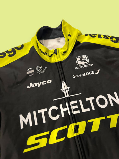 Winter Jersey Thermal Long Sleeve | Giordana | Mitchelton Scott Pro Team | Pro Cycling Kit