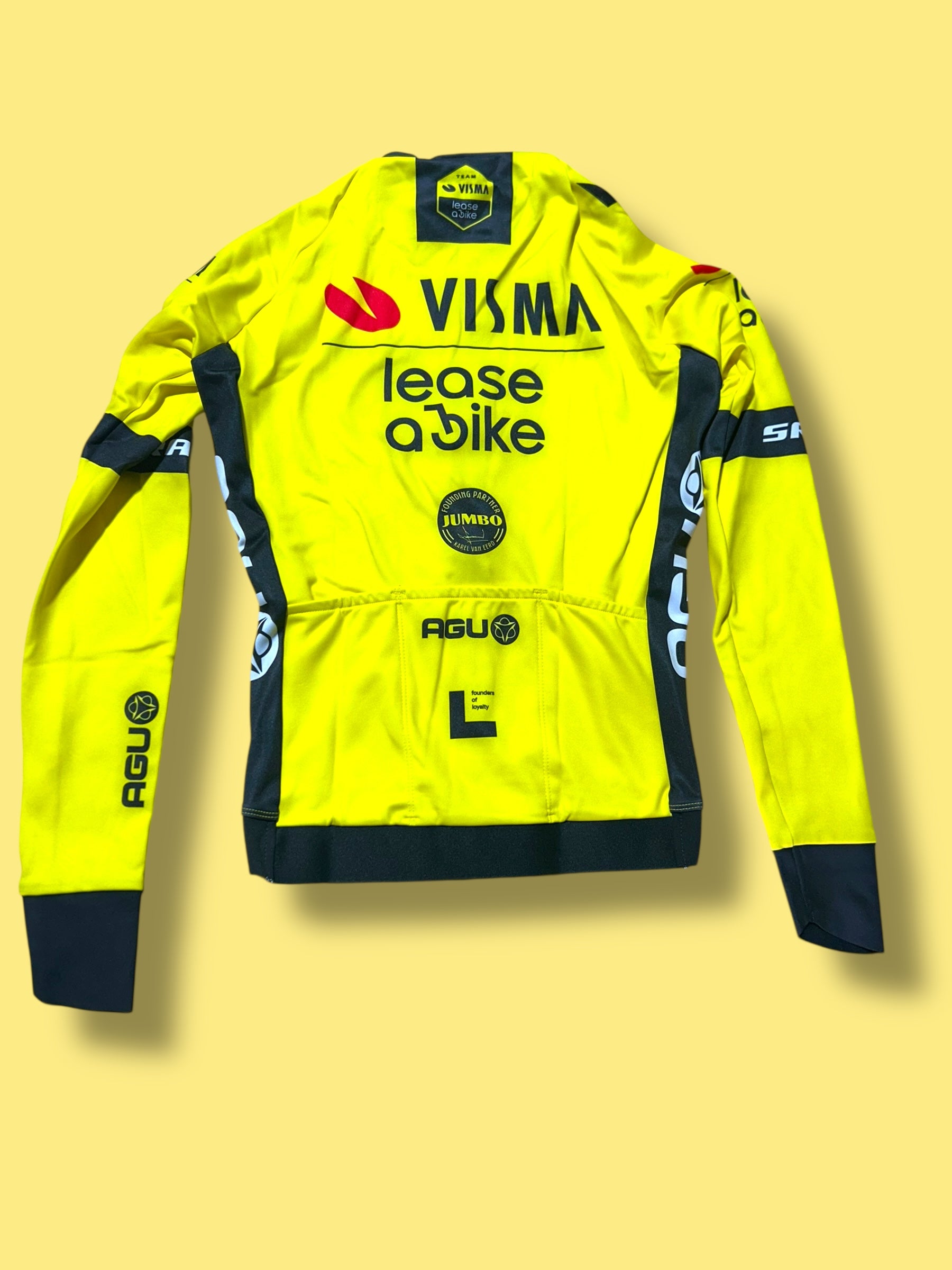 Winter Thermal Jersey Race -  Rider Issued | Jumbo Visma  | Agu | Pro Cycling Kit