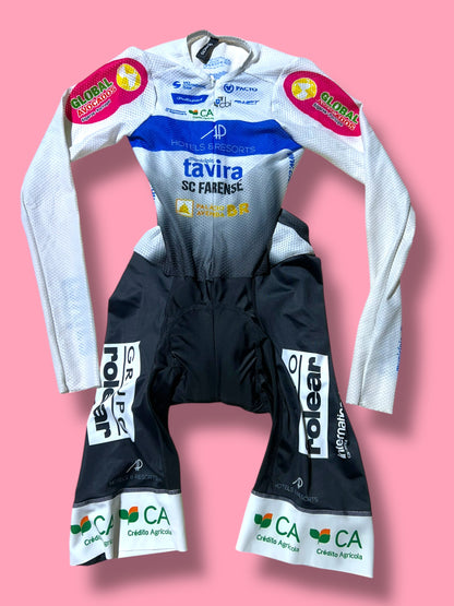 TT Suit Time Trial Aerosuit Rider Issued |APHotels and Resorts - Tavira Portugal| Pro Cycling Kit