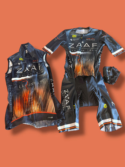 Aerosuit, Wind Vest and Gloves  Bundle | Team ZAAF Women | Ale  | Pro Cycling Kit
