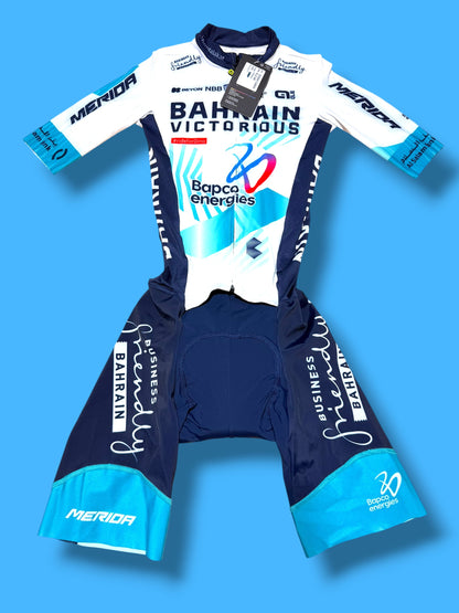 Advanced Wind-Tunnel Aero Race Suit | Bahrain Victorious | Alé Pro Cycling Kit