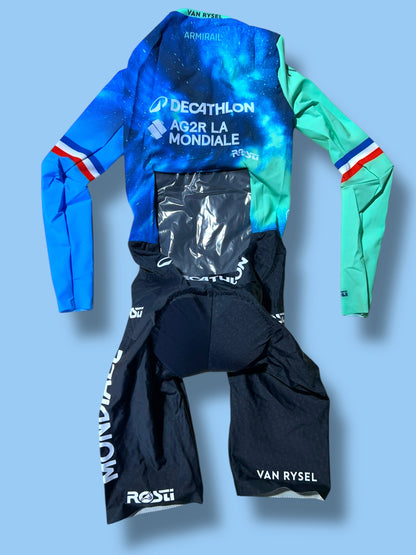 TT Suit Time Trial Aerosuit ARMIRAIL CLM  | Decathlon AG2R La Mondiale  | NoPinz | Pro Cycling Kit