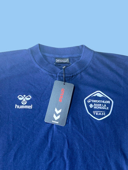 T-Shirt Team Rider Issued Team Casual Kit | Decathlon AG2R La Mondiale  | Hummel | Pro Cycling Kit