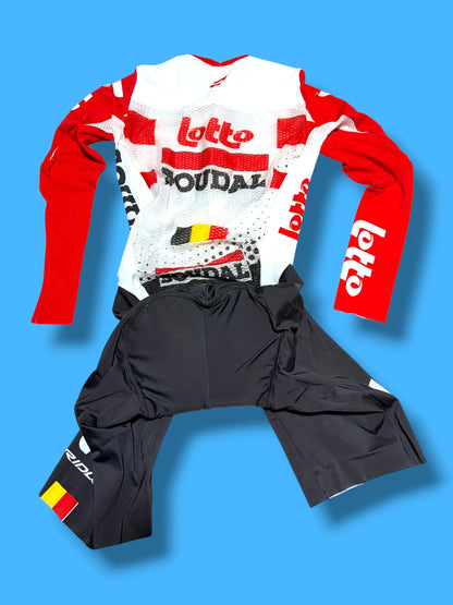 TT Suit Aerosuit Race Suit Caleb Ewan |Lotto Soudal |Vermarc Pro Cycling Kit