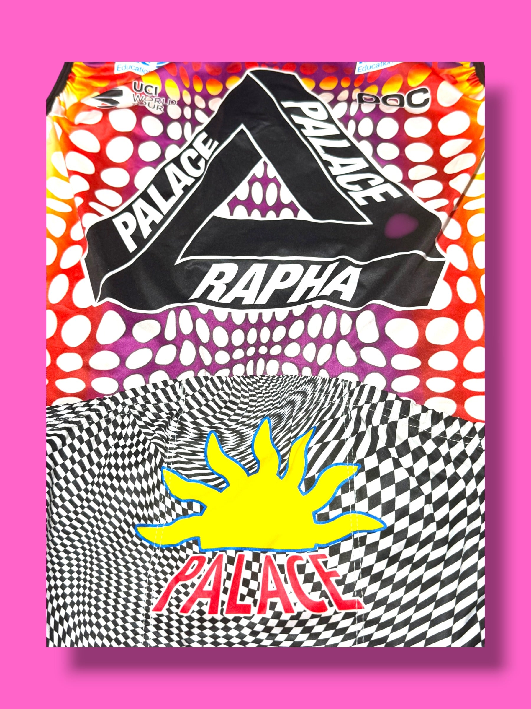 Rapha Palace Giro 2020 Rain Vest with Rear Pockets | EF Education