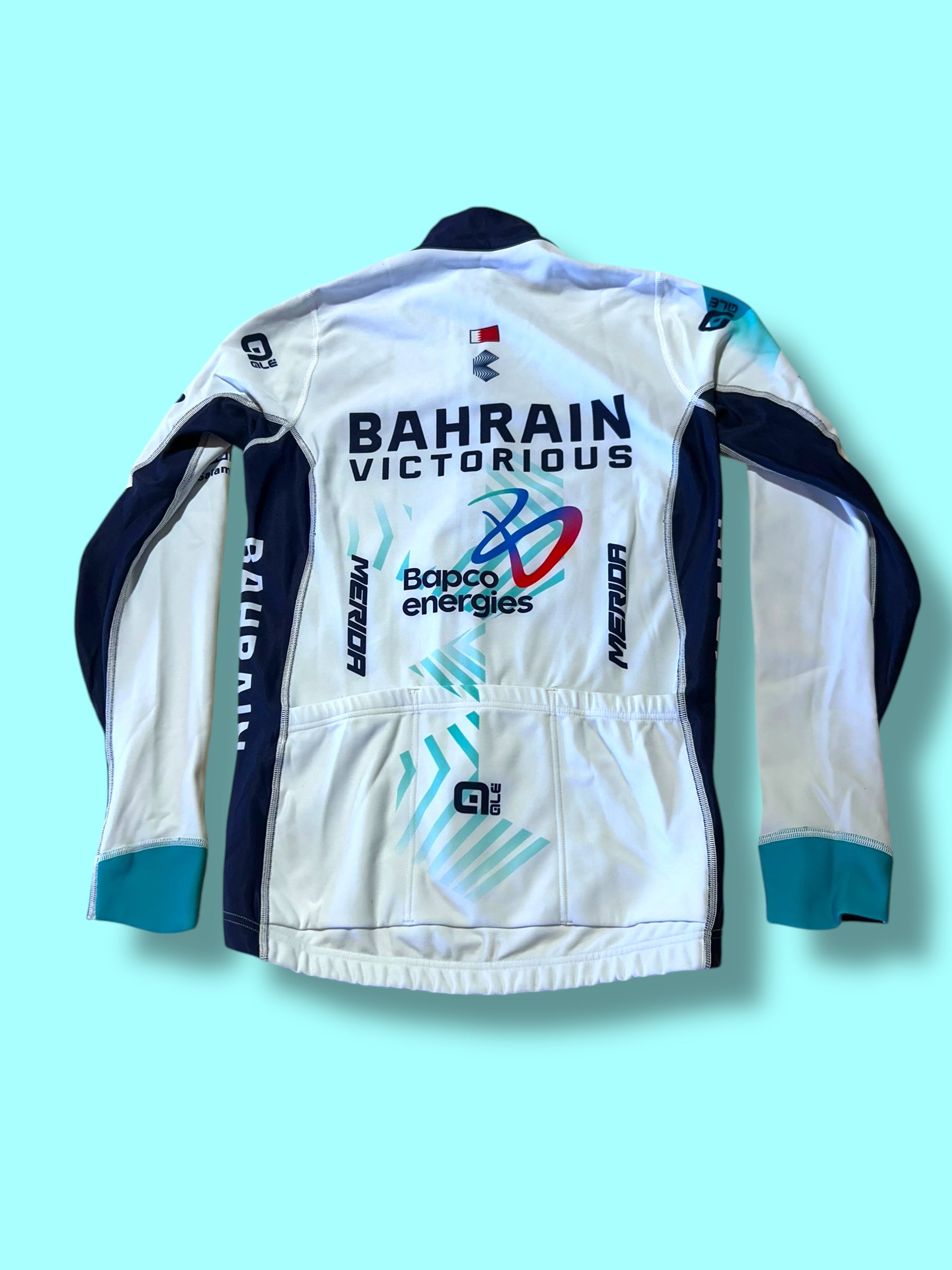 Long Sleeve Jersey  Thermal Winter | Ale |Bahrain Victorious| Pro Cycling Kit