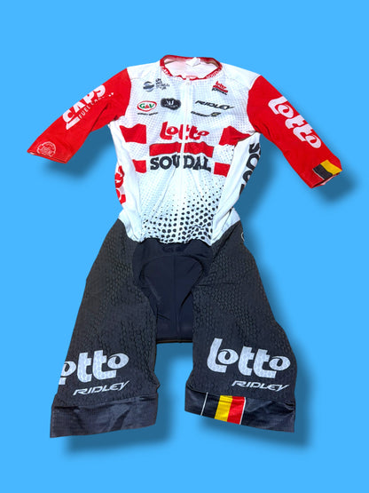 Summer Lightweight Aerosuit Race Suit  Caleb Ewan |Lotto Soudal |Vermarc Pro Cycling Kit