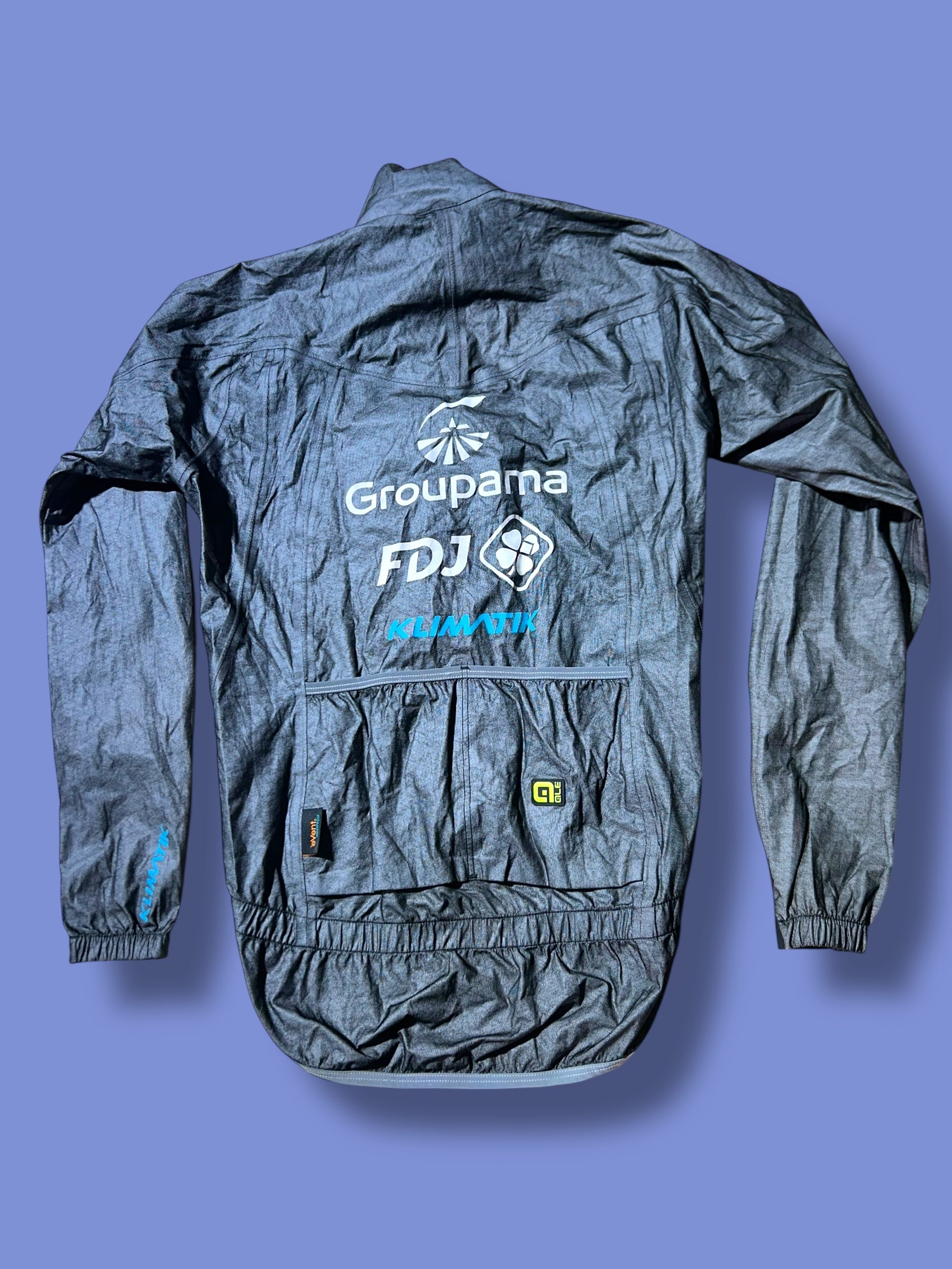Rain Jacket Windproof Packable Lightweight | Ale |FDJ| Pro Cycling Kit