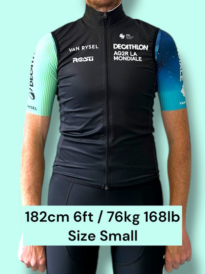 Gilet Vest Waterproof Rain Thermal Winter Racing   | Decathlon AG2R La Mondiale  | Rosti | Pro Cycling Kit