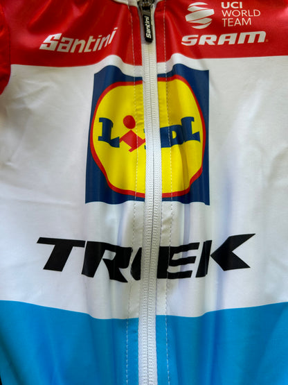TT Suit Speedsuit Aerosuit Time Trial Triathlon Team-Issued! | Santini | Lidl Trek Lukembourg National Champion | Pro Cycling Kit