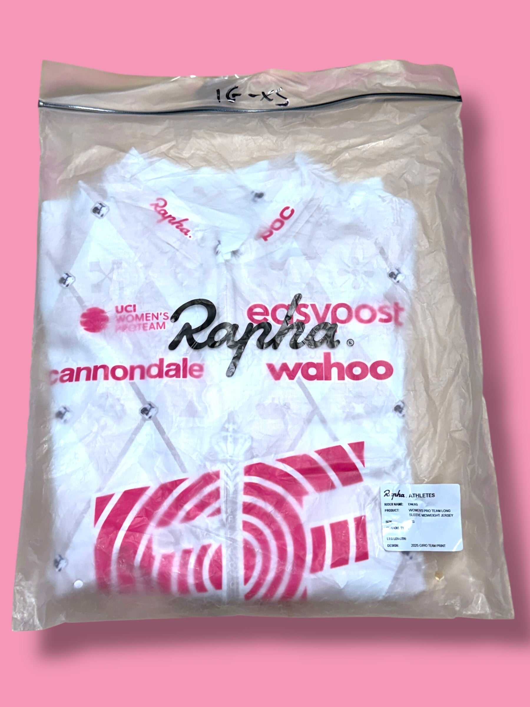 Womens Long Sleeve Pro Team Midweight Jersey Giro Switchout|Rapha |EF Education First|Cycling