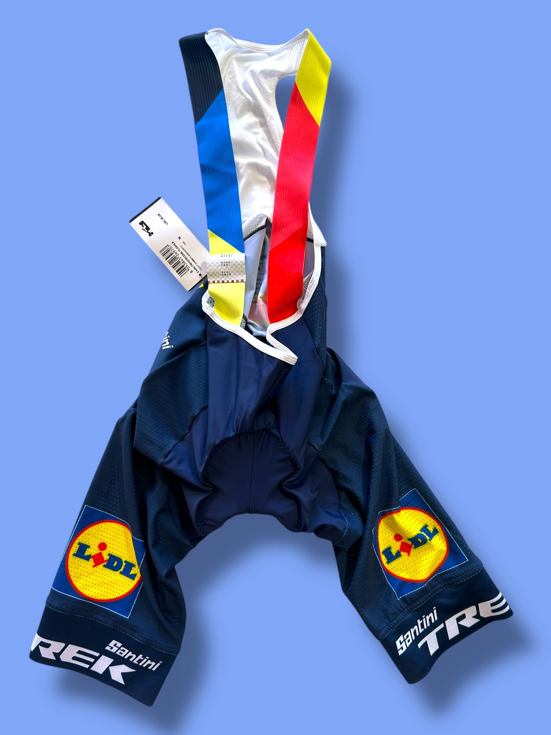 Summer Bib Shorts Lightweight Team Issued | Santini | Lidl Trek | Pro Cycling Kit