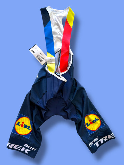 Summer Bib Shorts Lightweight Team Issued | Santini | Lidl Trek | Pro Cycling Kit