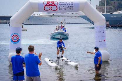 Caleb Ewan Monaco Waterbike Race Winning Jersey and Bib Short|Lotto Soudal |Vermarc  Pro Cycling Kit