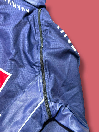 Winter Jacket Gilet Removable Sleeves WIndproof| Alpecin Deceuninck Kalas| Pro Cycling Kit