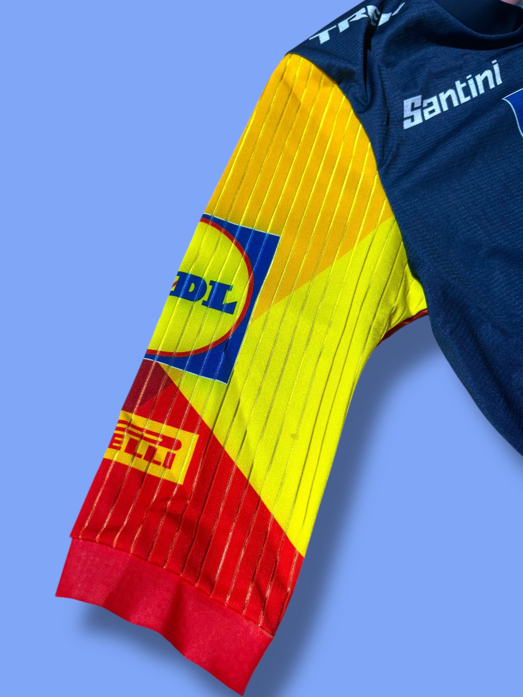 Aero Jersey Short Sleeve Lightweight Team Issued! | Santini | Lidl Trek | Pro Cycling Kit