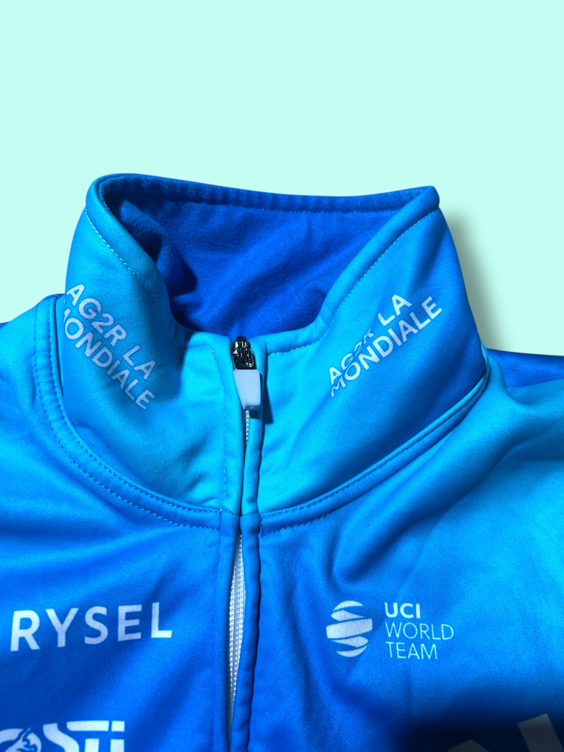 Winter Jacket  WARBASSE USA Thermal Windproof Waterproof Long Sleeve Jersey|Decathlon AG2R La Mondiale|Rosti|Pro Cycling Kit