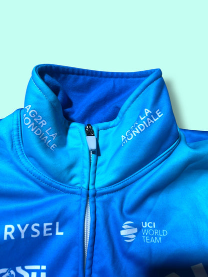 Winter Jacket  WARBASSE USA Thermal Windproof Waterproof Long Sleeve Jersey|Decathlon AG2R La Mondiale|Rosti|Pro Cycling Kit