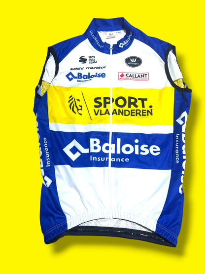 Packable Wind Rain Vest Gilet|Flanders Baloise|Vermarc Pro Cycling Kit
