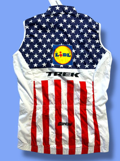 Wind Vest Team Issued Gilet USA National Champion | Santini | Lidl  Trek | Pro Cycling Kit