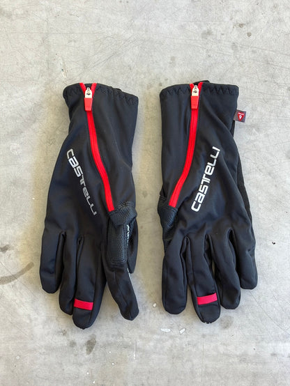 Deep Winter Gloves Rosso Corsa | Castelli | Soudal Quick-Step | Pro Team Cycling Kit