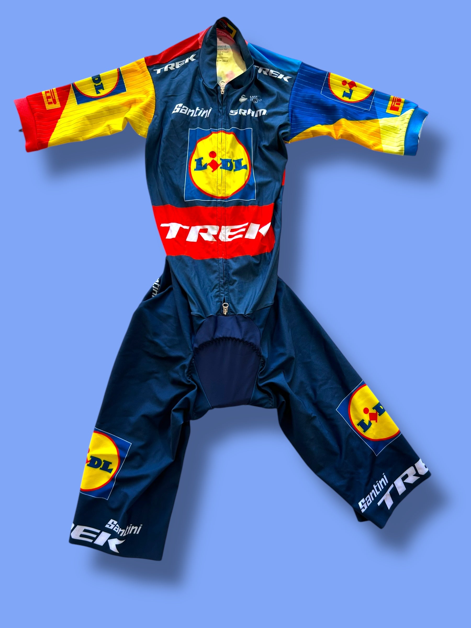 Aero Suit Roadsuit Sprint Suit Team-Issued! |Santini | Lidl Trek | Pro Cycling Kit