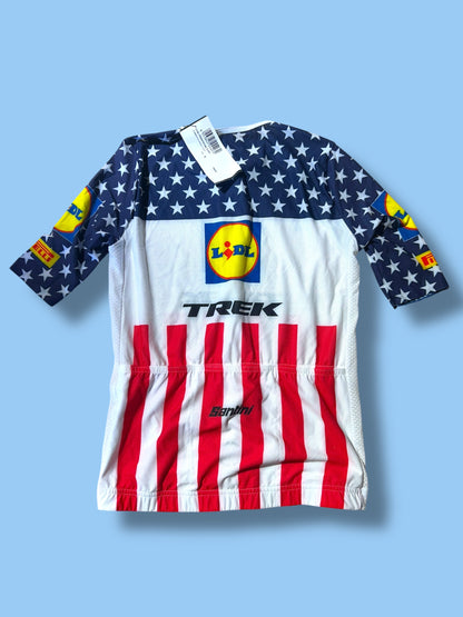 Summer Aero Jersey USA Short Sleeve | Santini |  Lidl Trek| Pro Cycling Kit