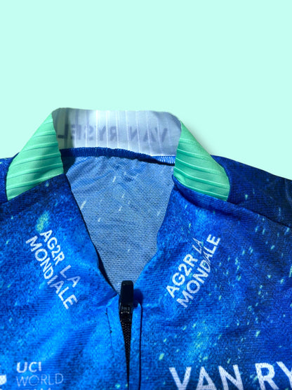 Roadsuit DE PESTEL Aerosuit Racing Body Domina  | Decathlon AG2R La Mondiale  | Rosti | Pro Cycling Kit