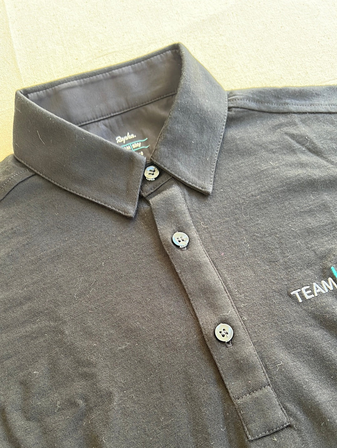Casual Merino Polo Shirt Short Sleeve | Rapha | Team Sky | Pro Cycling Kit