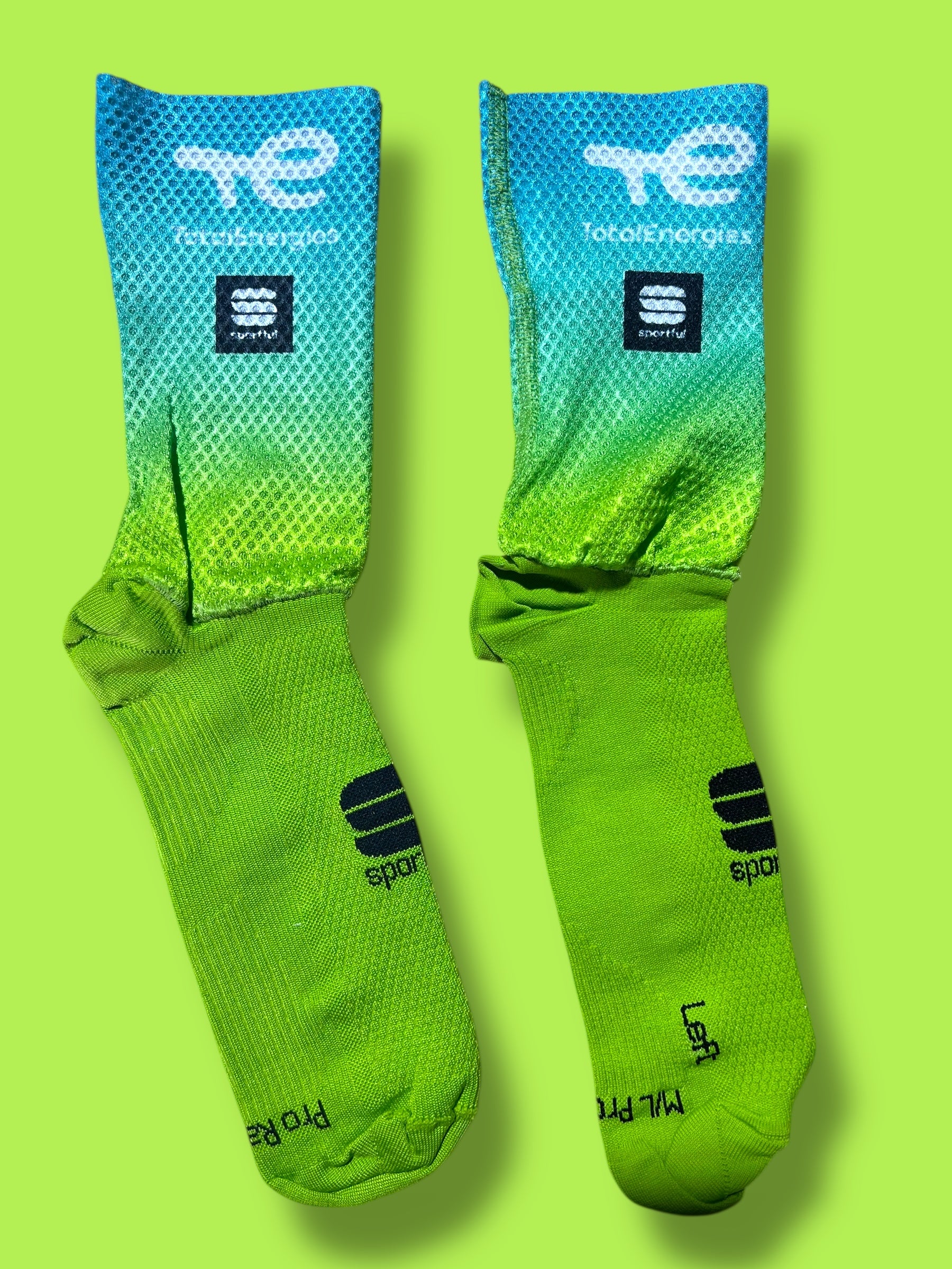 Aero Socks Pro Race  TE  Road Racing  | Sportful |  Total Direct Energies| Pro Cycling Kit