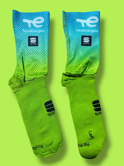 Aero Socks Pro Race  TE  Road Racing  | Sportful |  Total Direct Energies| Pro Cycling Kit
