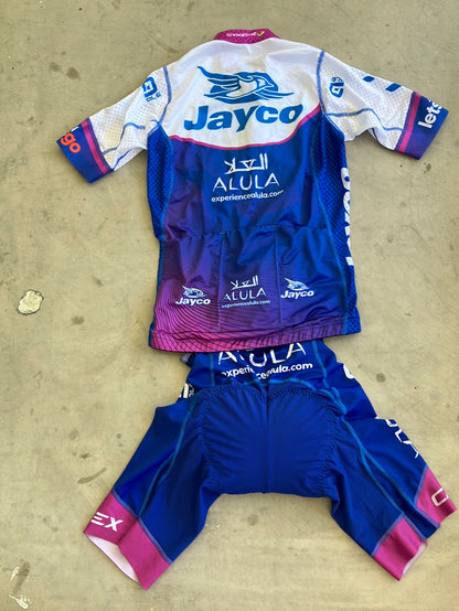 Women's Summer Jersey & Bib Shorts Bundle | Ale | Jayco Alula Women | Pro-Issued Cycling Kit