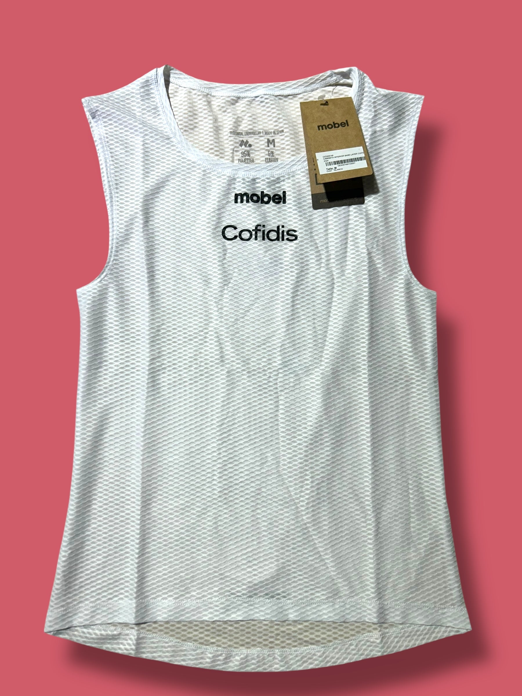 Base Layer No Sleeve Winter Pro Rider Issued |  Van Rysel |  Cofidis| Pro Cycling Kit