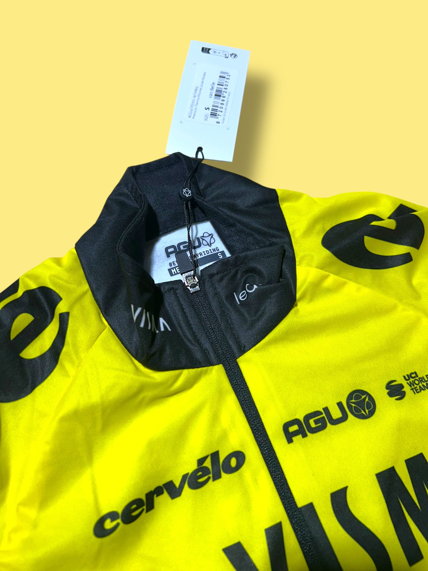 Winter Thermal Fleece Jacket -  Rider Issued | Jumbo Visma  | Agu | Pro Cycling Kit