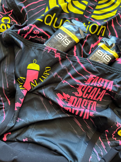 Aerosuit Breakaway Suit - Giro D'Italia Switchout - Road Racing  Mens  | Rapha Pro Team |  EF Education First  | Pro Cycling Kit
