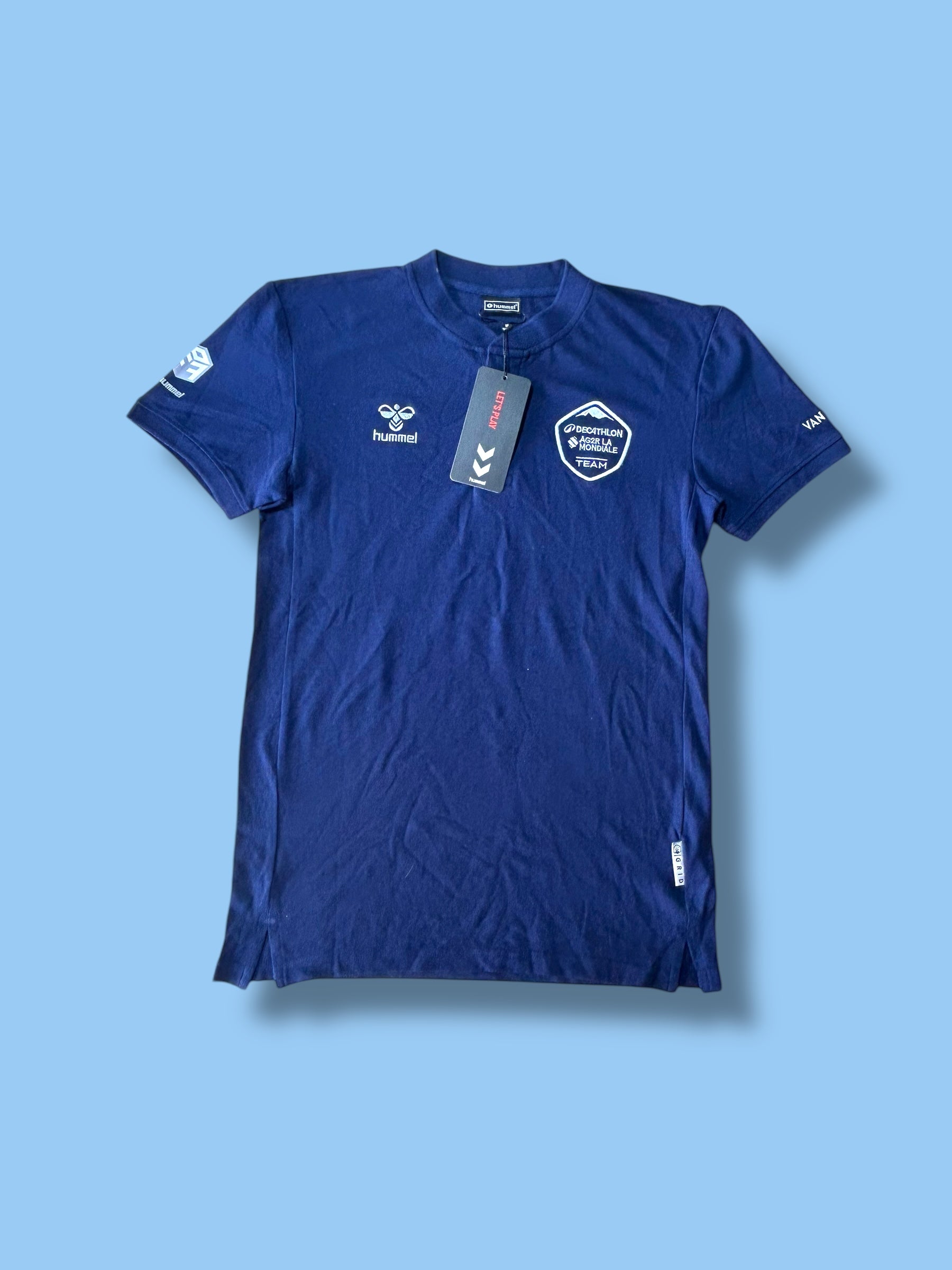 T-Shirt Team Rider Issued Team Casual Kit | Decathlon AG2R La Mondiale  | Hummel | Pro Cycling Kit