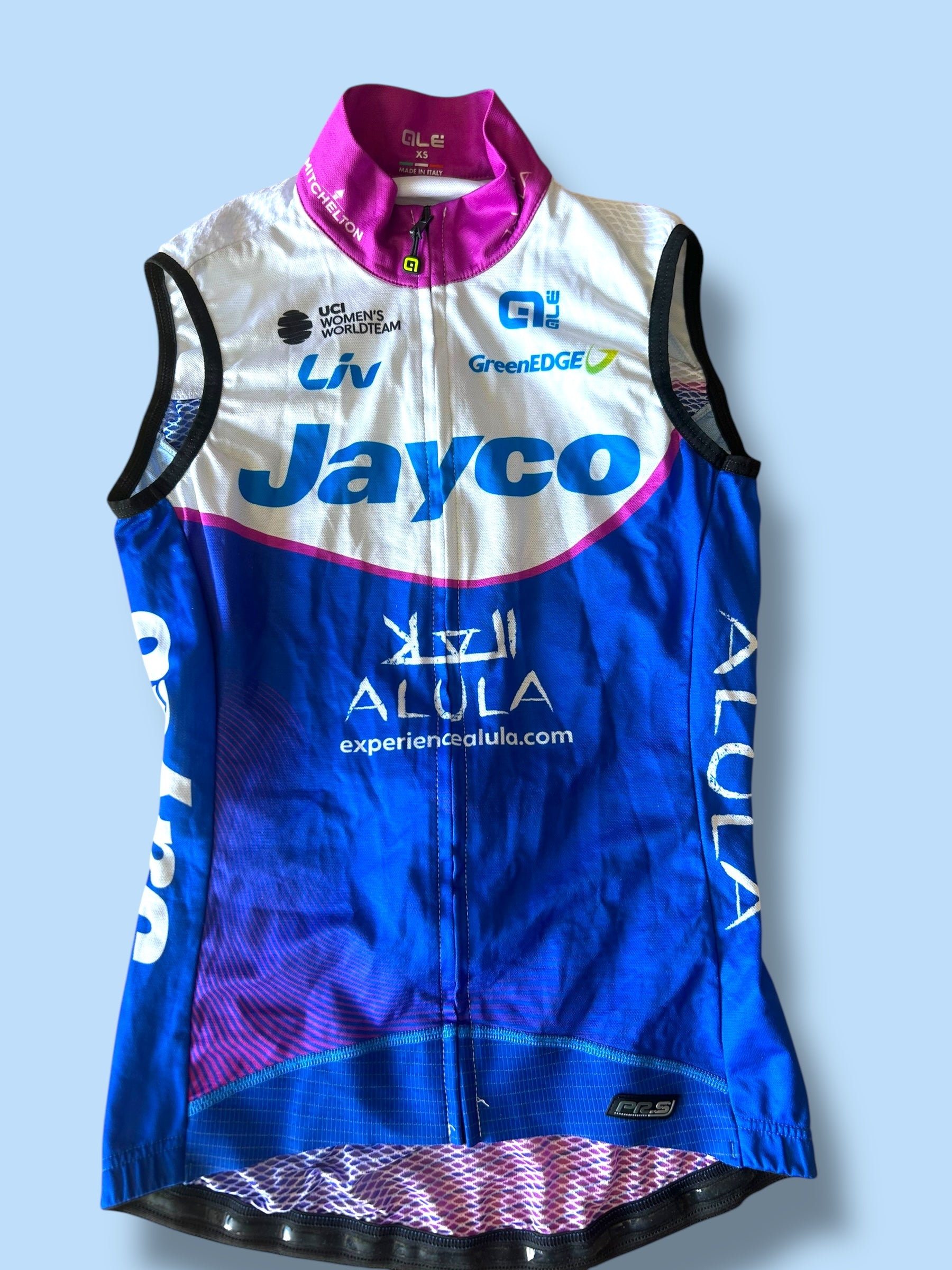 Gilet Vest Packable Road Racing  TT Triathlon | Ale |  Liv Jayco Alula| Pro Cycling Kit