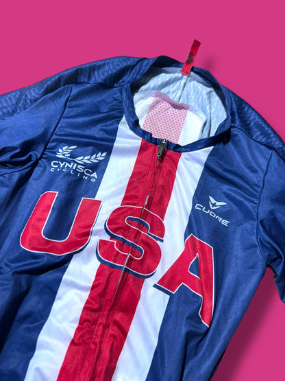 Aerosuit Roadsuit Road Racing | Team USA  | Cuore  | Pro Cycling Kit