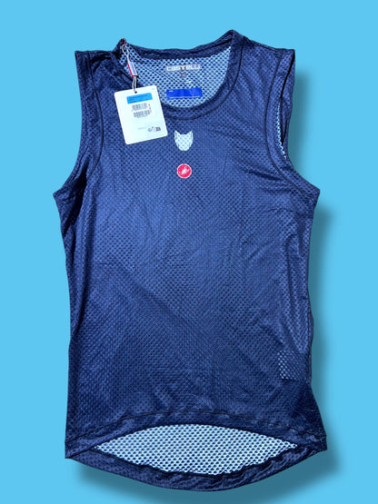 Base Layer Pro Mesh  Sleeveless Gilet Race Winter Packable Fast!  | Castelli |  Soudal Quick-Step| Pro Cycling Kit