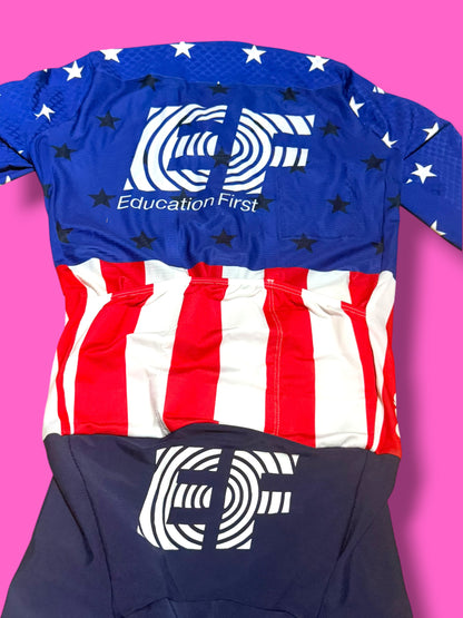 EF 2020 Aero Road Suit USA National Champion | EF Education First | Rapha Men's Pro Kit