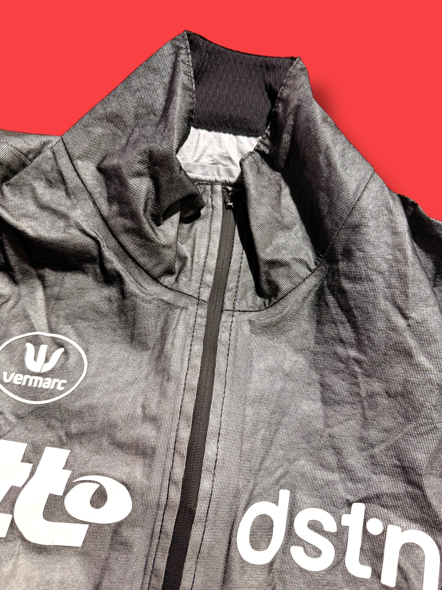 Windproof Waterproof Rain Jacket   Team Rider Issued |Lotto DSTNY Vermarc| Pro Cycling Kit
