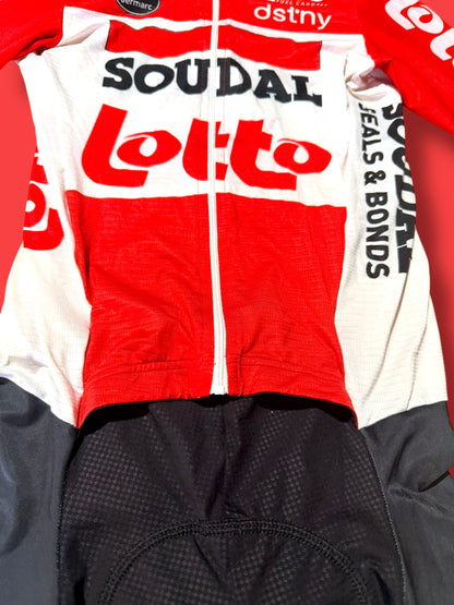 Aero Suit Roadsuit Team Rider Issued |Lotto DSTNY Vermarc| Pro Cycling Kit