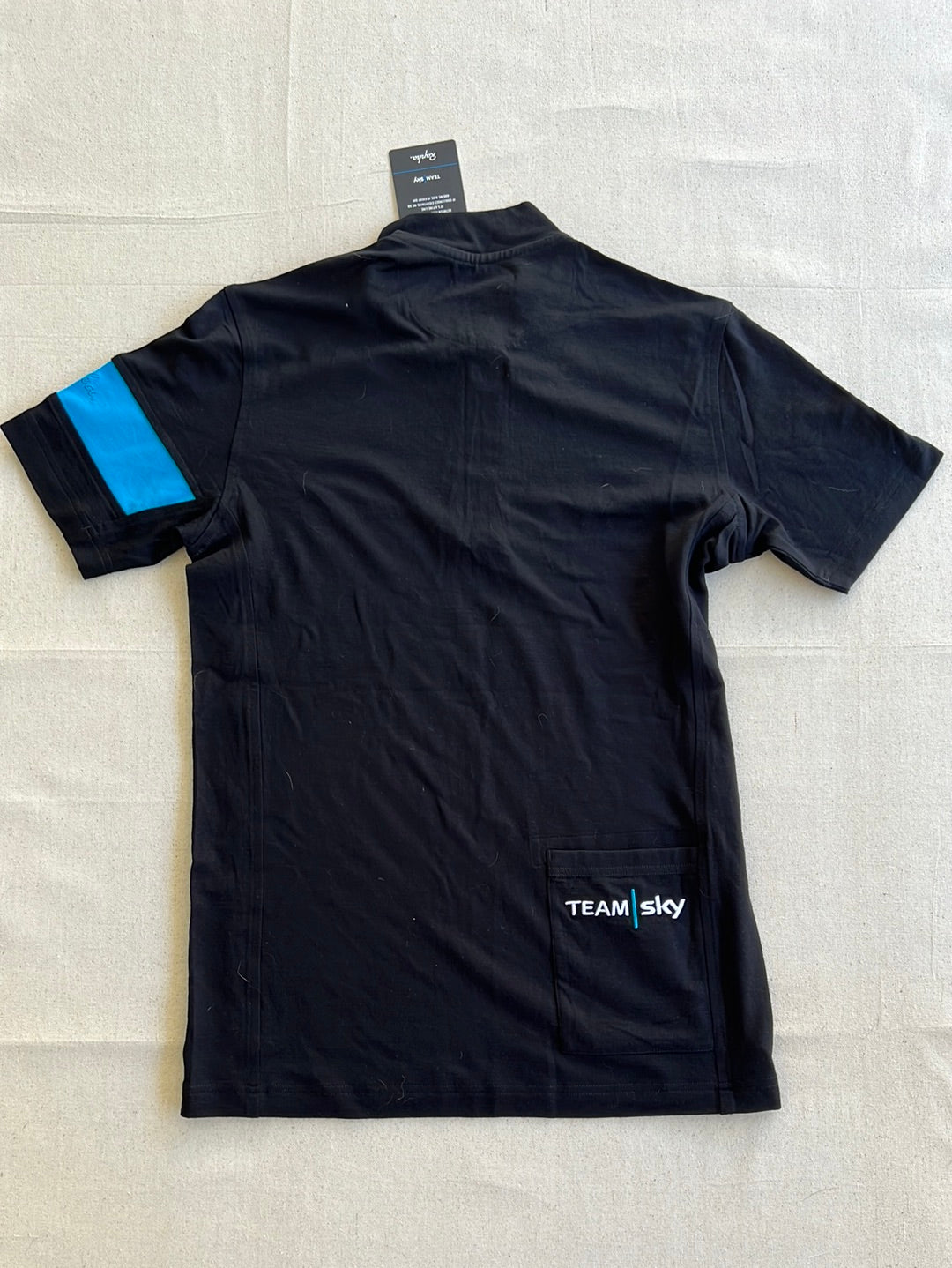 Casual Merino T-Shirt Zipped Collar Short Sleeve | Rapha | Team Sky | Pro Cycling Kit