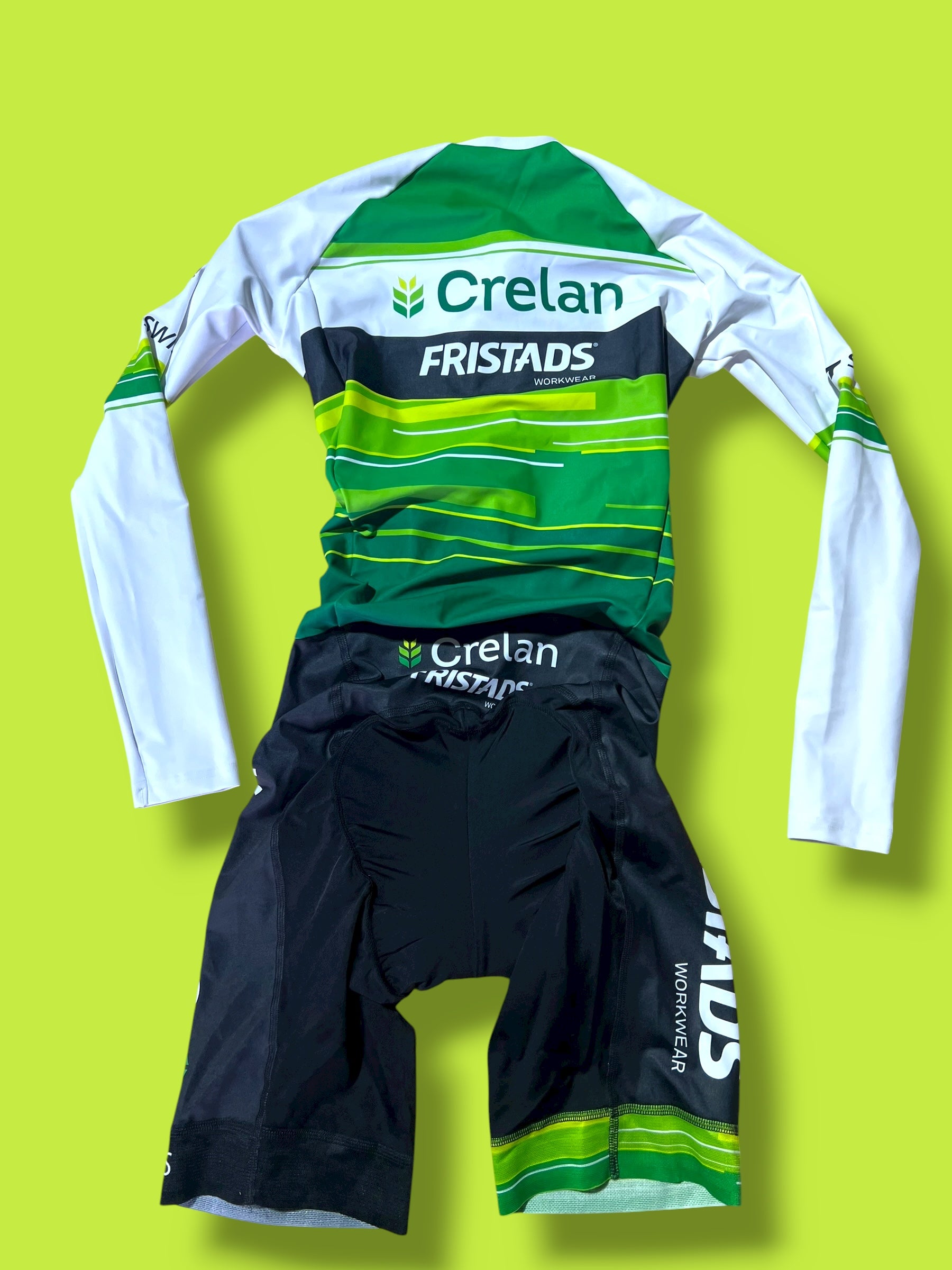 Long Sleeve Skinsuit Cyclocross Roadsuit Midweight  Winter | Kalas |  Crelan Fristads| Pro Cycling Kit