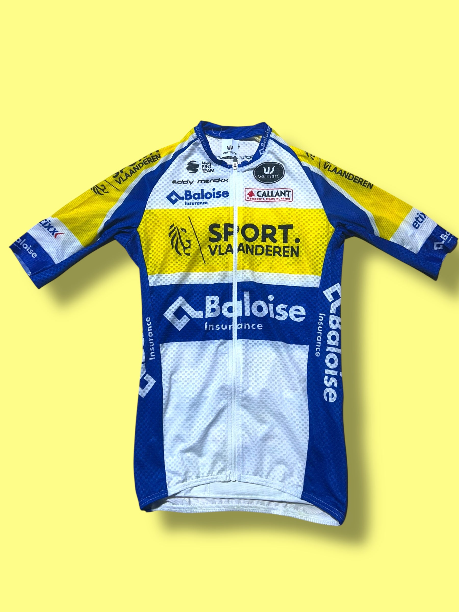 Summer Jersey, Bib shorts, Vest, Cap, Mitts Arm, Leg Warmers Bundle | Vermarc |  Flanders Baloise| Pro Cycling Kit