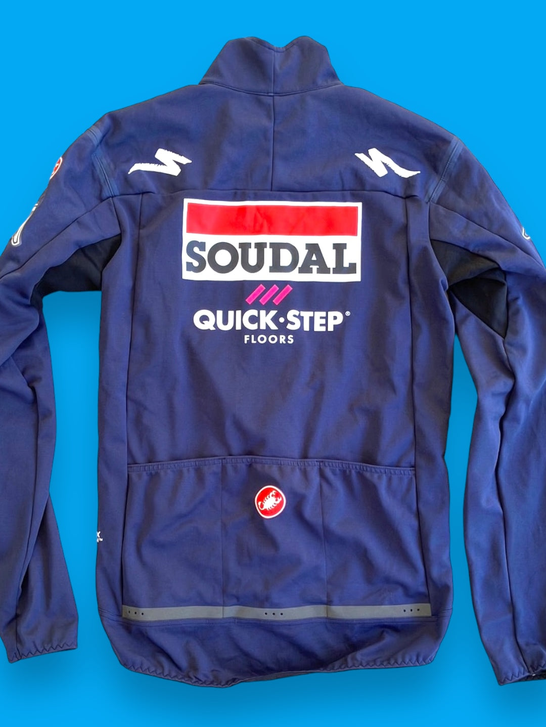 Light Gabba Jacket Perfetto Waterproof | Castelli | Soudal Quick-Step | Pro Team Cycling Kit