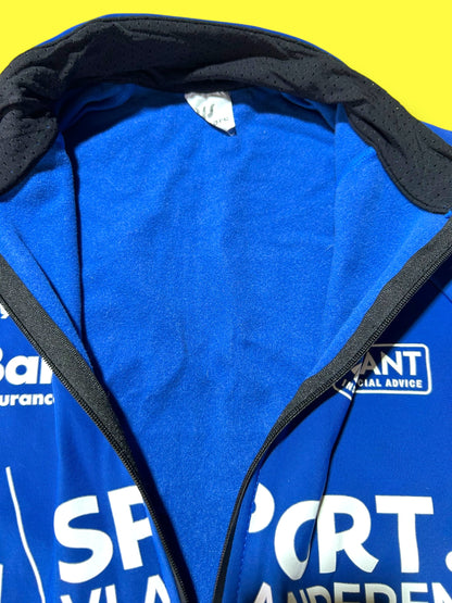 Winter Gabba Short Sleeve Jacket Windproof Thermal  | Vermarc |  Flanders Baloise| Pro Cycling Kit