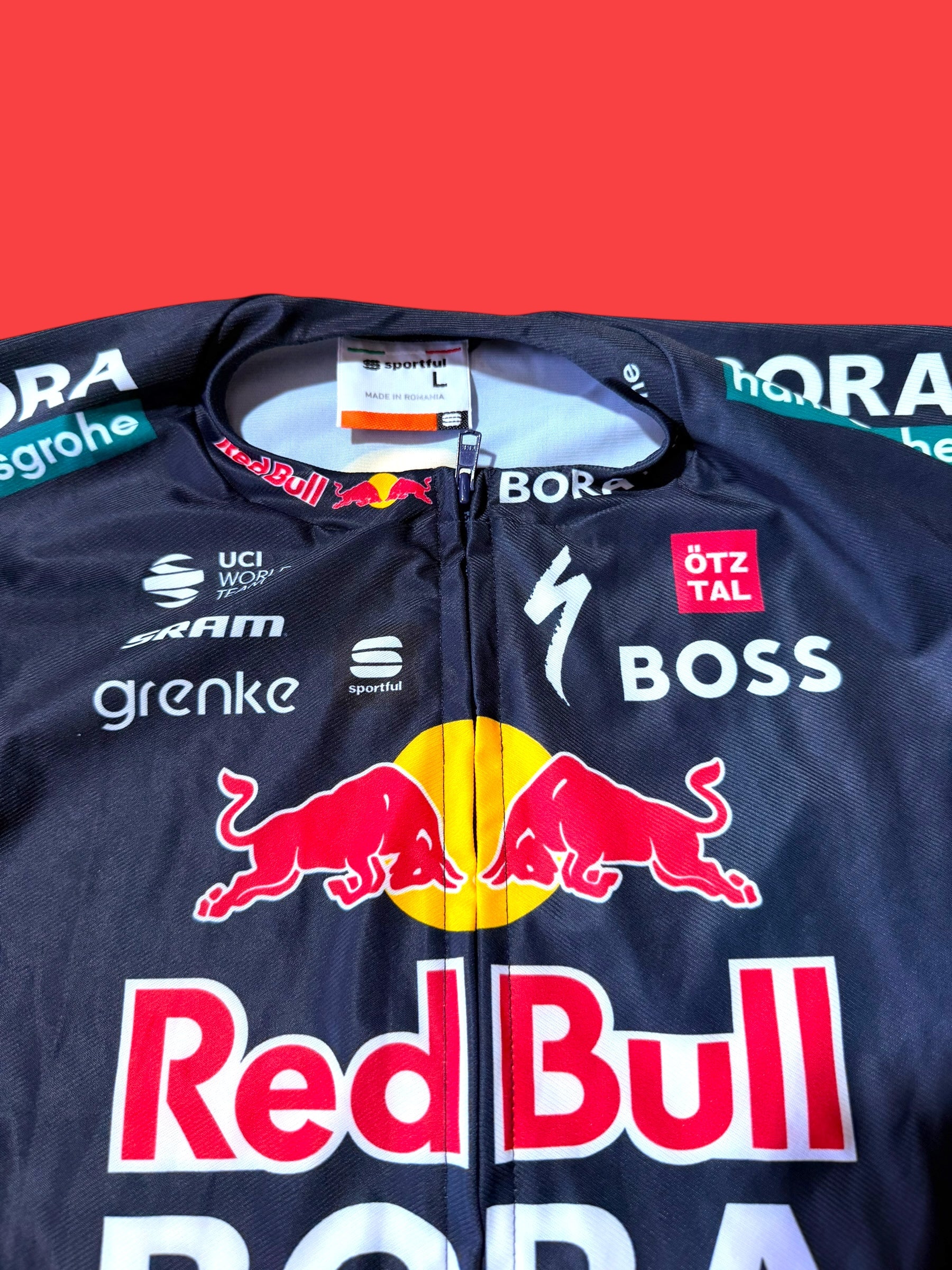 Aero Race Suit Roadsuit Skinsuit|Sportfull|Red Bull Bora Hansgrohe |Pro Cycling